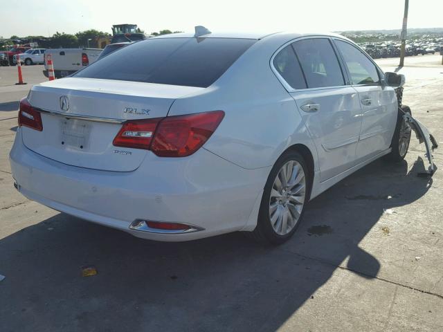 JH4KC1F93EC007010 - 2014 ACURA RLX ADVANC WHITE photo 4