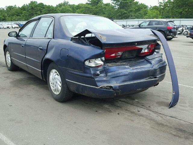 2G4WB52K8W1511402 - 1998 BUICK REGAL BLUE photo 3