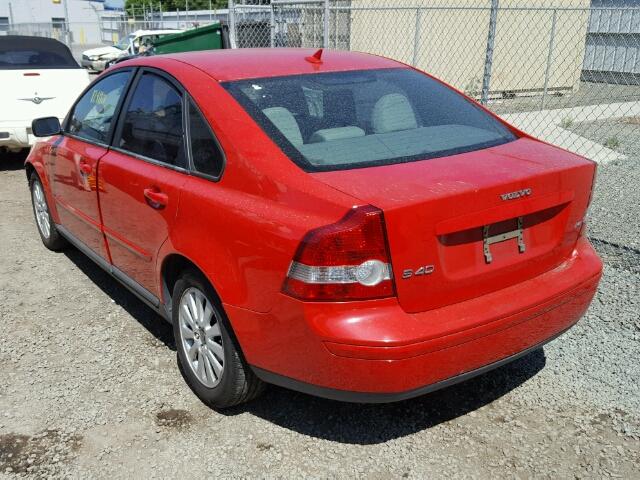 YV1MS390352051983 - 2005 VOLVO S40 2.4I RED photo 3