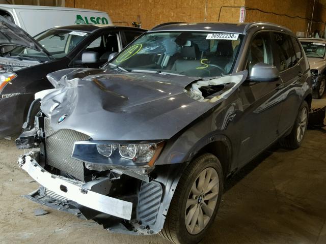 5UXWX9C55H0T07871 - 2017 BMW X3 XDRIVE2 BLUE photo 2