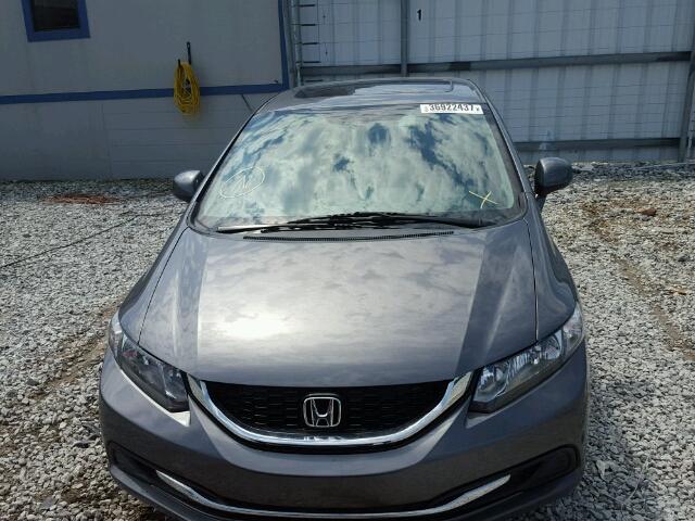 19XFB2F83DE049381 - 2013 HONDA CIVIC EX GRAY photo 9