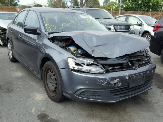 3VW2K7AJ4BM093105 - 2011 VOLKSWAGEN JETTA BASE 灰色 照片 1