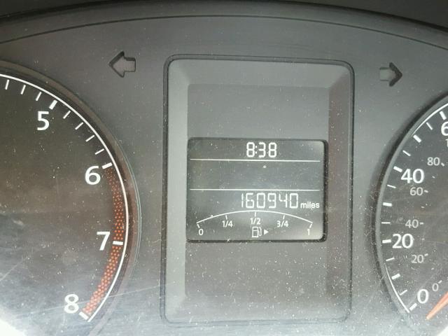 3VW2K7AJ4BM093105 - 2011 VOLKSWAGEN JETTA BASE 灰色 照片 8