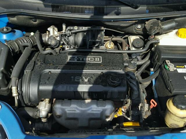 KL1TD52615B347727 - 2005 CHEVROLET AVEO BASE Көк фото 7