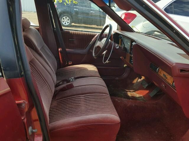 1G4AH54R4L6484920 - 1990 BUICK CENTURY CU MAROON photo 5