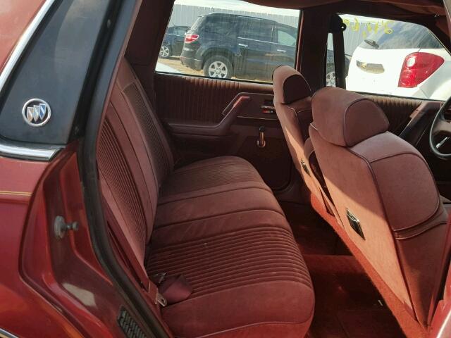 1G4AH54R4L6484920 - 1990 BUICK CENTURY CU MAROON photo 6