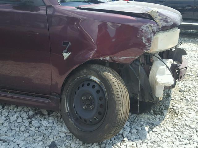 JTLKT324650198791 - 2005 TOYOTA SCION XB Púrpura foto 9