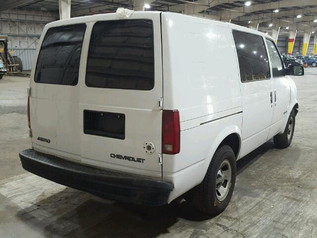 1GCDM19W41B101518 - 2001 CHEVROLET ASTRO WHITE photo 4