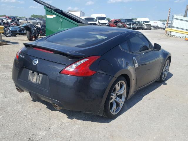 JN1AZ44E49M410137 - 2009 NISSAN 370Z BLACK photo 4