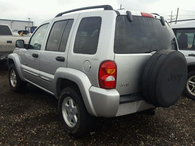 1J4GL58K62W159401 - 2002 JEEP LIBERTY SILVER photo 3