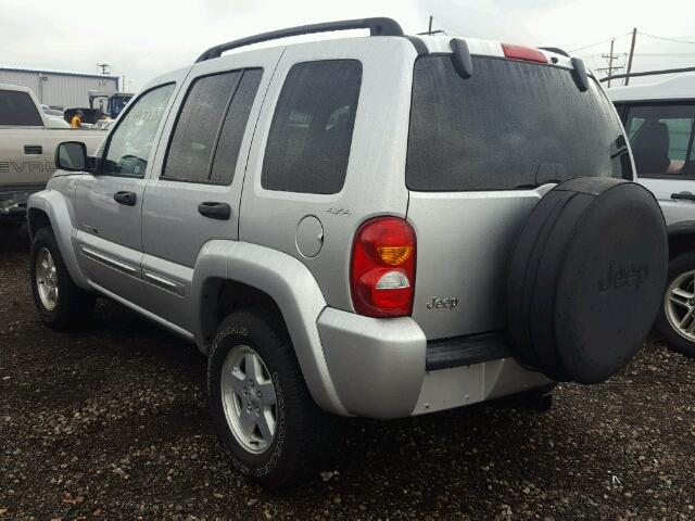 1J4GL58K62W159401 - 2002 JEEP LIBERTY SILVER photo 3