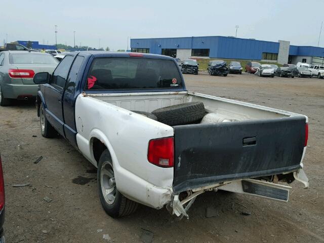 1GCCS1944W8232775 - 1998 CHEVROLET S TRUCK S1 BLUE photo 3