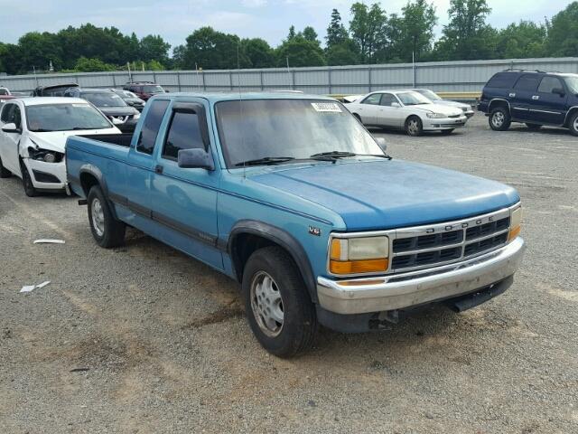 1B7GL23X8SW915222 - 1995 DODGE DAKOTA TEAL photo 1