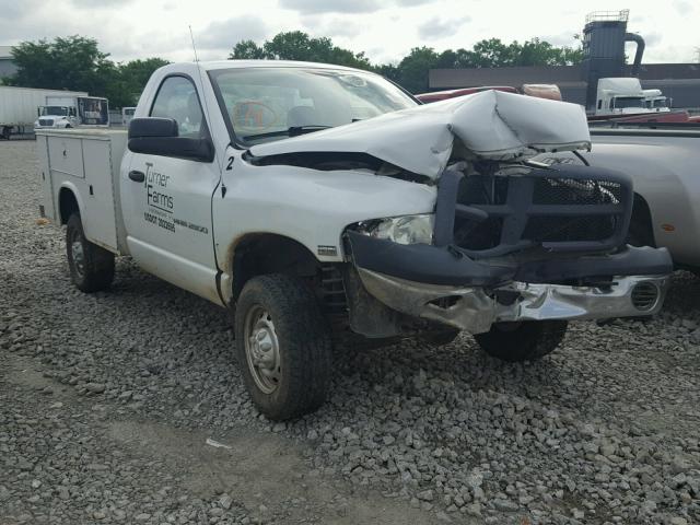 3D6WS26D75G806361 - 2005 DODGE RAM 2500 S WHITE photo 1