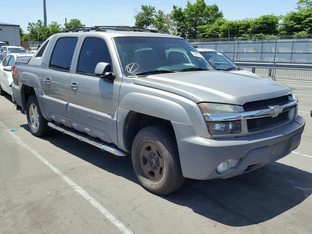 3GNEK13T62G287099 - 2002 CHEVROLET AVALANCHE BEIGE photo 1