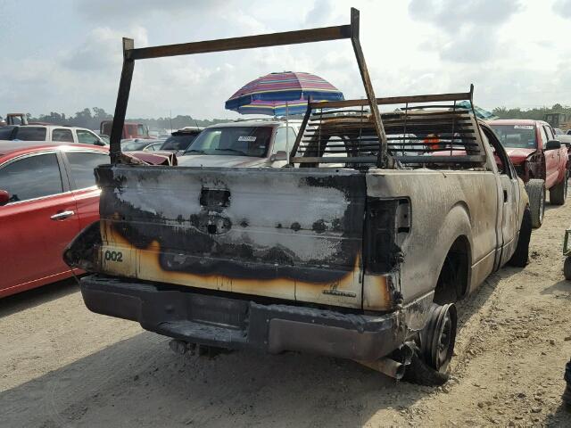 1FTNF1CF6BKE23506 - 2011 FORD F150 BURN photo 4