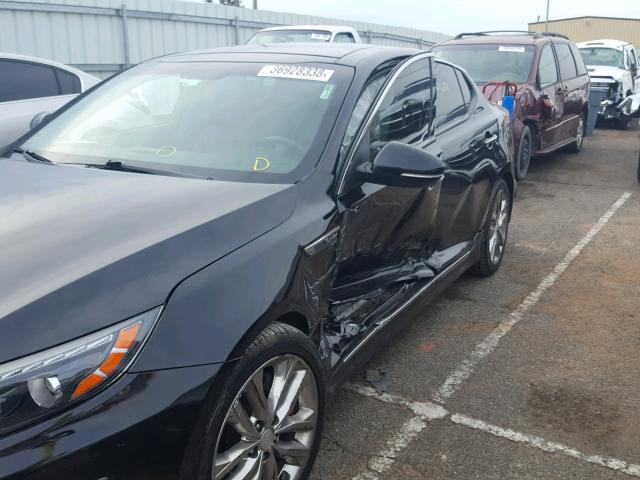 5XXGR4A68FG508481 - 2015 KIA OPTIMA SX BLACK photo 9