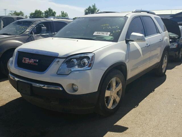 1GKER33727J100812 - 2007 GMC ACADIA SLT თეთრი ფოტო 2