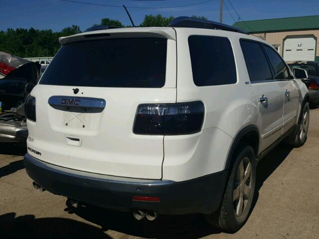 1GKER33727J100812 - 2007 GMC ACADIA SLT თეთრი ფოტო 4