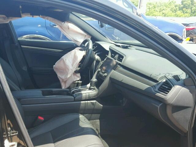 SHHFK7H72HU219858 - 2017 HONDA CIVIC EXL BLACK photo 5