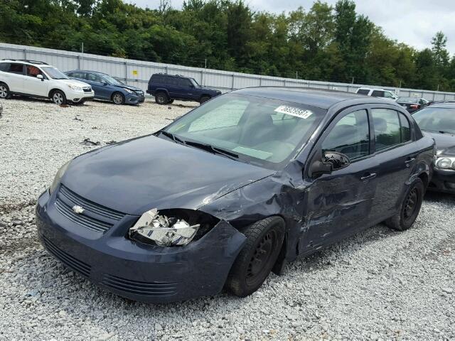 1G1AK58F987317260 - 2008 CHEVROLET COBALT LS BLUE photo 2