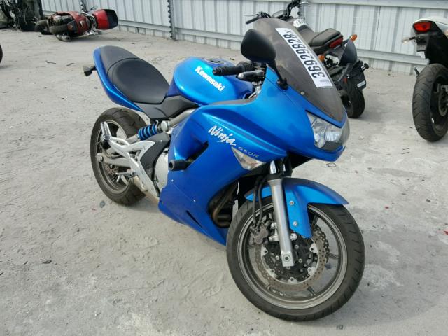 JKAEXEA157A029160 - 2007 KAWASAKI EX650 A BLUE photo 1