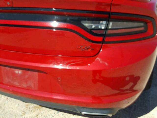 2C3CDXCTXFH734556 - 2015 DODGE CHARGER R/ RED photo 9