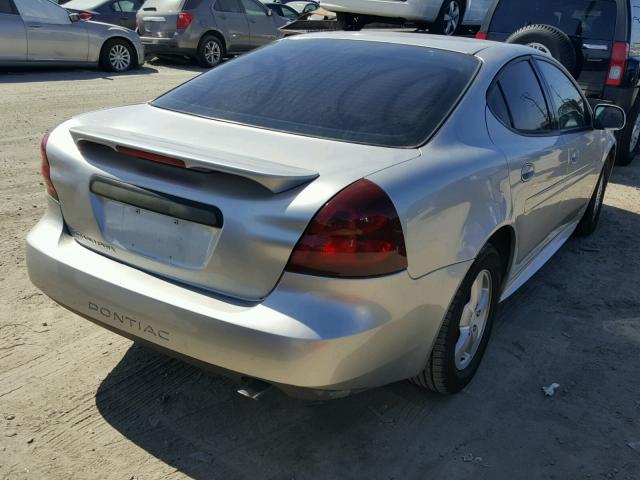2G2WP552X81116906 - 2008 PONTIAC GRAND PRIX SILVER photo 4