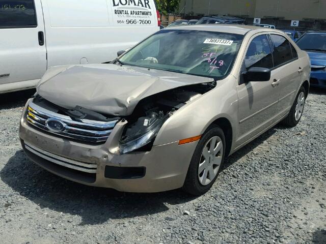 3FAHP06ZX7R185338 - 2007 FORD FUSION S GOLD photo 2