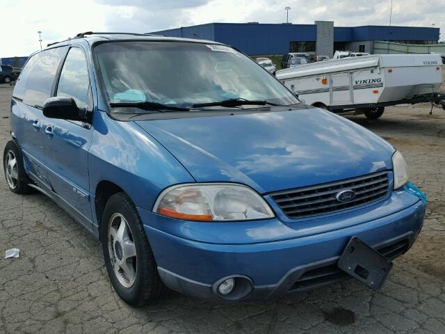 2FMZA57481BA70609 - 2001 FORD WINDSTAR S BLUE photo 1