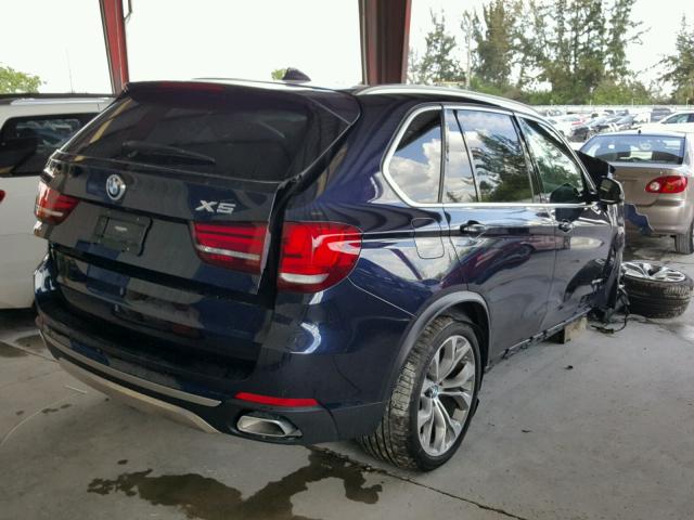 5UXKR2C57J0Z17826 - 2018 BMW X5 SDRIVE3 BLUE photo 4