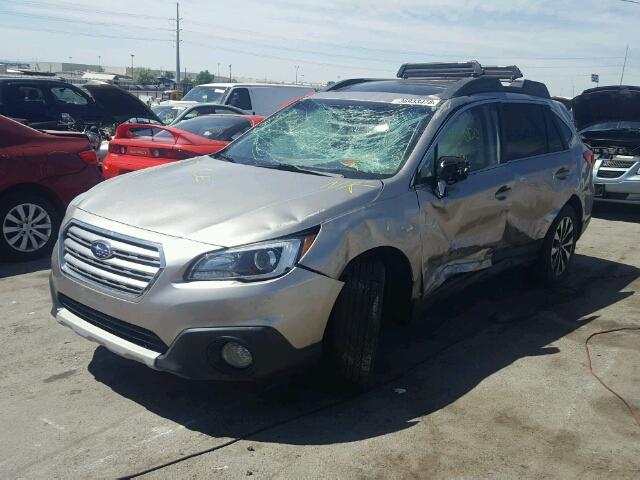 4S4BSANCXG3302458 - 2016 SUBARU OUTBACK 2. SILVER photo 2