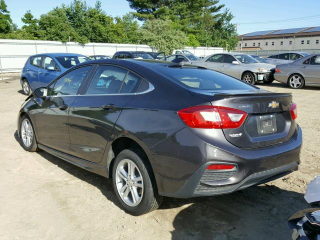 1G1BE5SM6H7124051 - 2017 CHEVROLET CRUZE LT GRAY photo 3