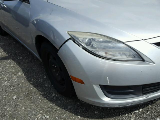 1YVHP81A095M37558 - 2009 MAZDA 6 I Արծաթագույն լուսանկար 9