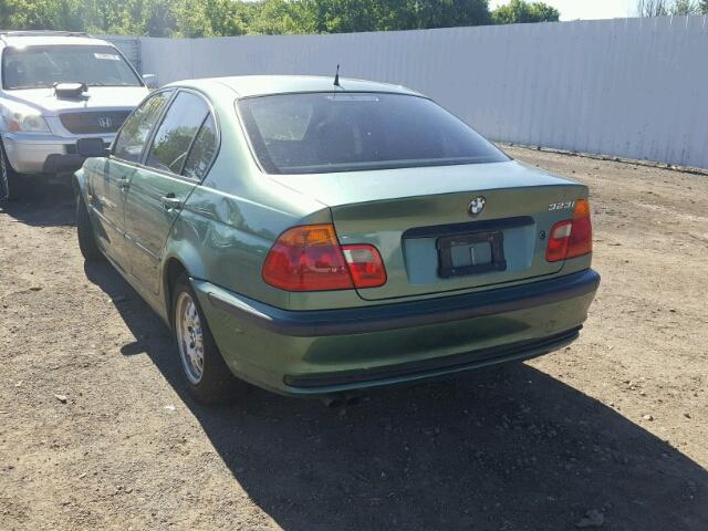 WBAAM333XXFP53068 - 1999 BMW 323I AUTOM GREEN photo 3