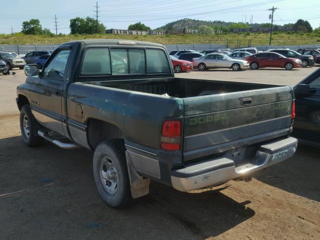 1B7HF16ZXTS634941 - 1996 DODGE RAM GREEN photo 3