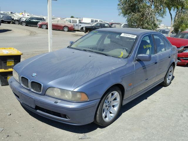 WBADT43422GZ95905 - 2002 BMW 525 I AUTO BLUE photo 2