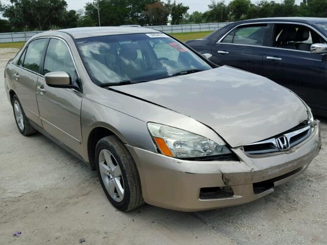 3HGCM56456G706332 - 2006 HONDA ACCORD LX TAN photo 1