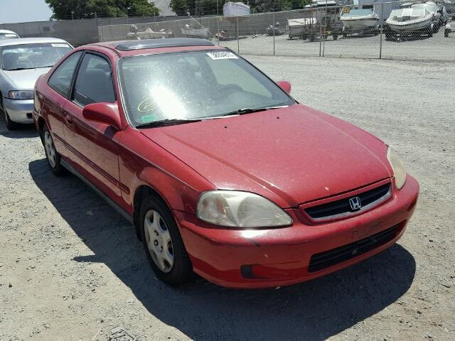 1HGEJ8241XL042916 - 1999 HONDA CIVIC EX RED photo 1