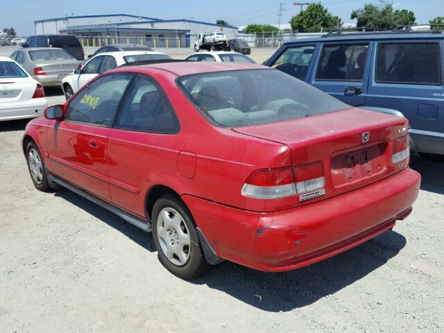 1HGEJ8241XL042916 - 1999 HONDA CIVIC EX 红色 照片 3