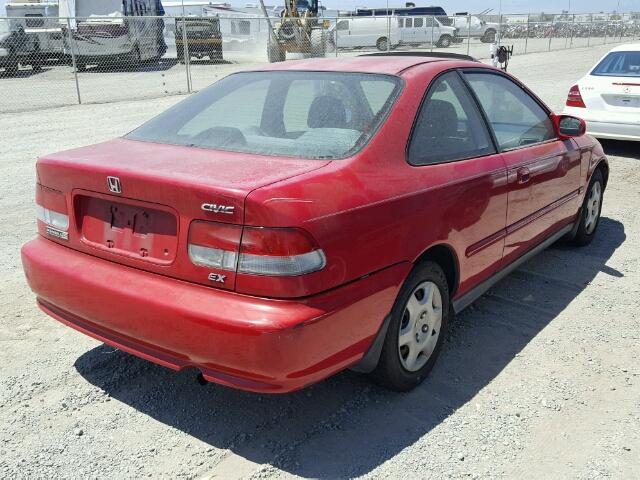 1HGEJ8241XL042916 - 1999 HONDA CIVIC EX 红色 照片 4