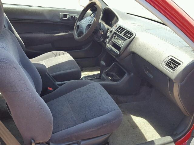 1HGEJ8241XL042916 - 1999 HONDA CIVIC EX 红色 照片 5
