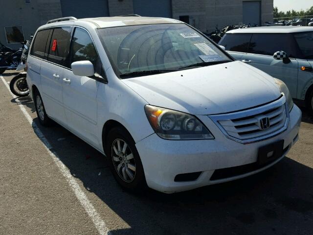 5FNRL38618B410845 - 2008 HONDA ODYSSEY EX WHITE photo 1