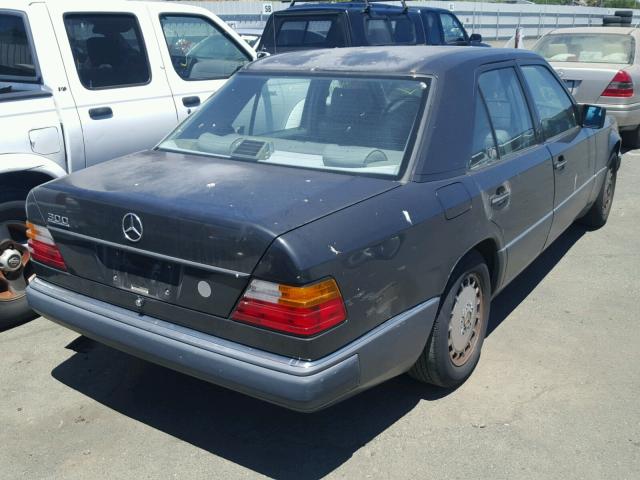 WDBEA26D9MB291664 - 1991 MERCEDES-BENZ 300 E 2.6 GRAY photo 4