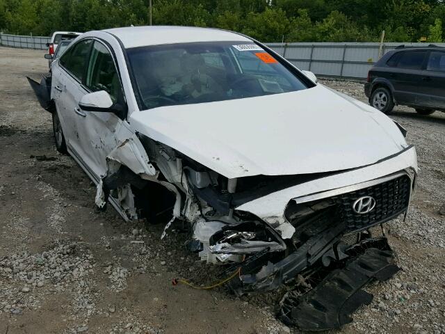 KMHE24L11GA016459 - 2016 HYUNDAI SONATA HYB WHITE photo 1