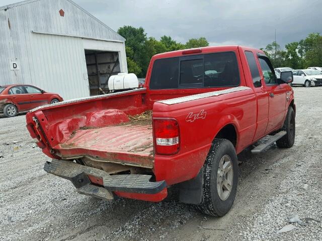 1FTZR45EX6PA52681 - 2006 FORD RANGER SUP RED photo 4