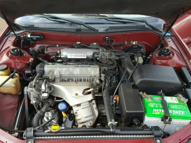 4T1SK12E1SU602415 - 1995 TOYOTA CAMRY LE MAROON photo 7