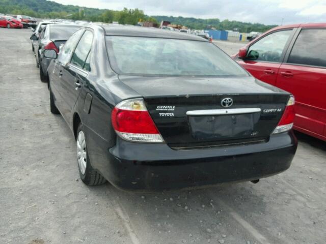 4T1BE32K05U607988 - 2005 TOYOTA CAMRY LE BLACK photo 3