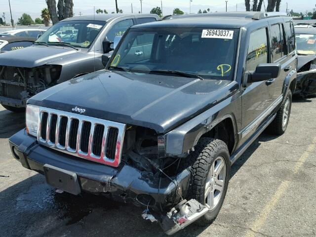 1J8HH58P19C556526 - 2009 JEEP COMMANDER BLACK photo 2