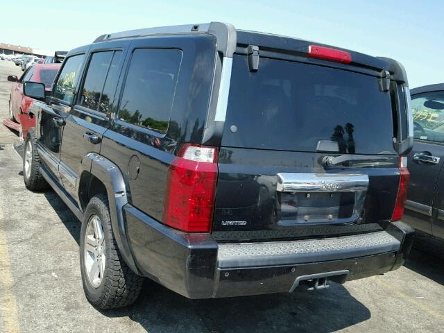 1J8HH58P19C556526 - 2009 JEEP COMMANDER BLACK photo 3